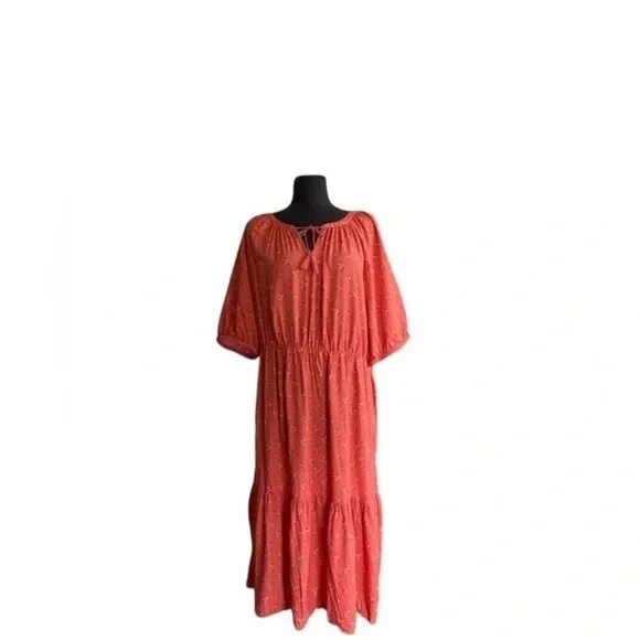 BeachLunchLounge Women's Ruffle Hem Dress Plus Size XXL - Picture 6 of 8